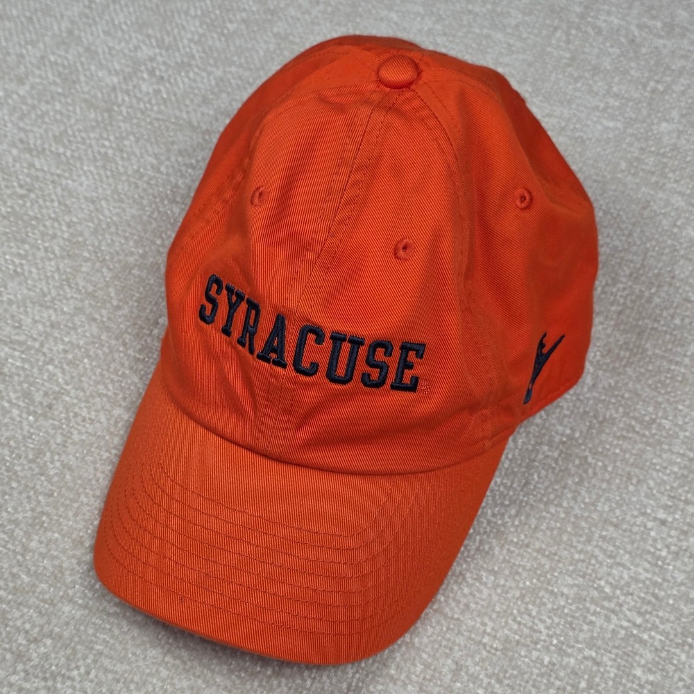 Nike Syracuse Orange Club Cap Hat Adjustable Embroidered NCAA Otto Mascot Orange